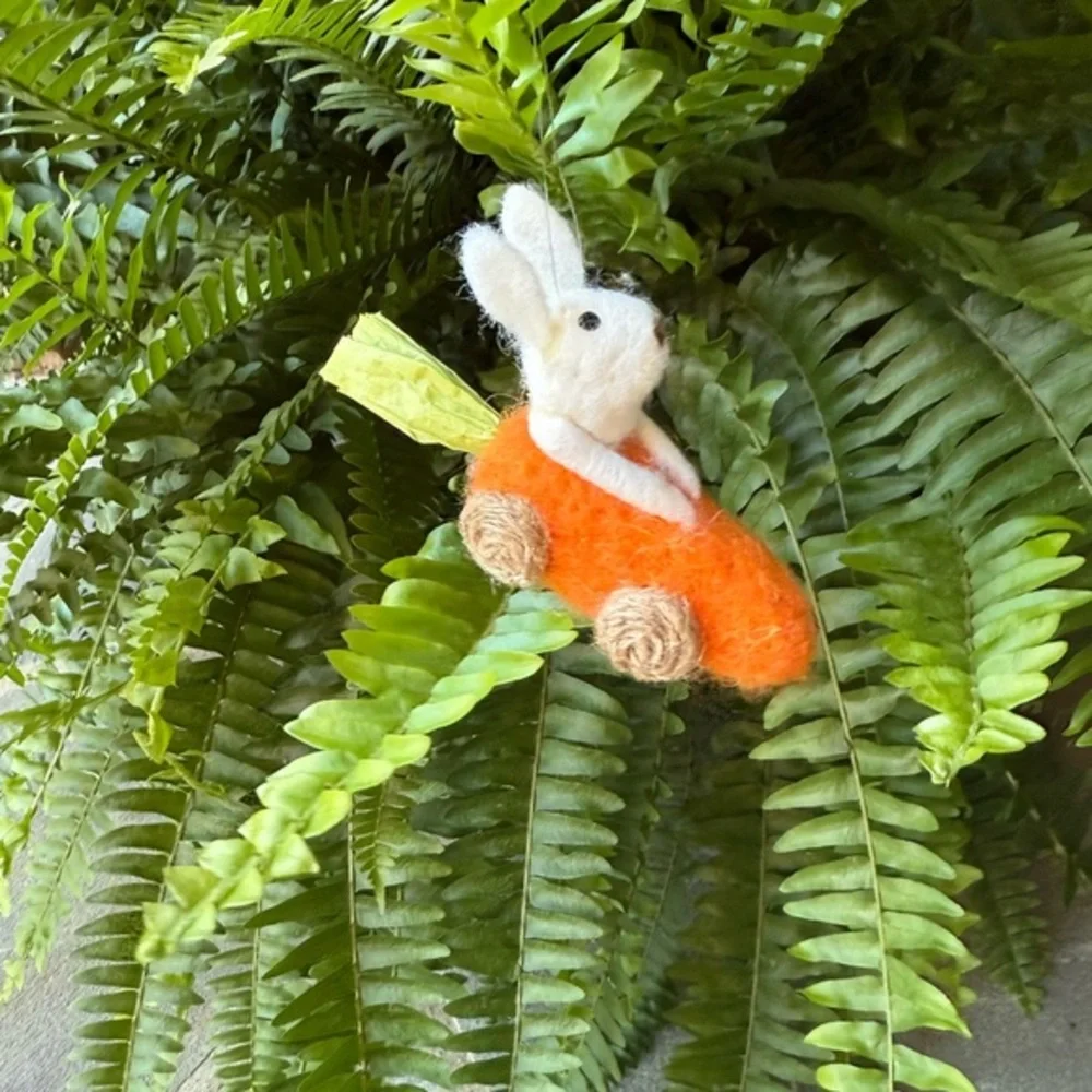 New🌟-Anthropogie-Bunny in Carrot Car